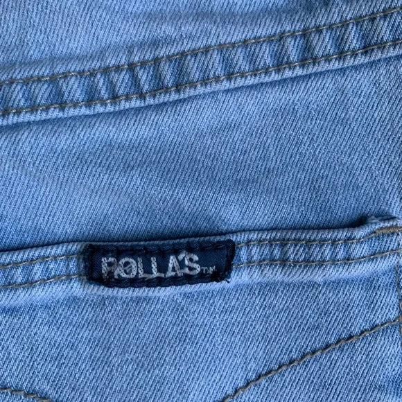 Rolla’s Sailor Light Wash High Rise Wide-Leg Jeans - Picture 14 of 14